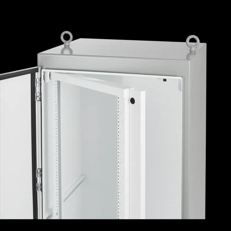 Swing-Out Rack Mounting Frame for Free-Stand, fits 72.06x30.06, White, Steel