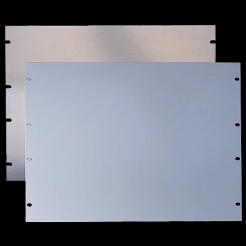 ProLine Rack Panel EIA Spacing 2U, 88x610x2.5mm, Light Gray, Mild Steel