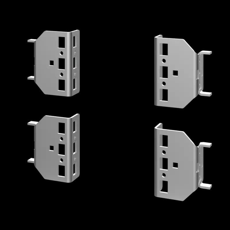 Frame-Reducing Brackets, 50mm Bracket, Steel