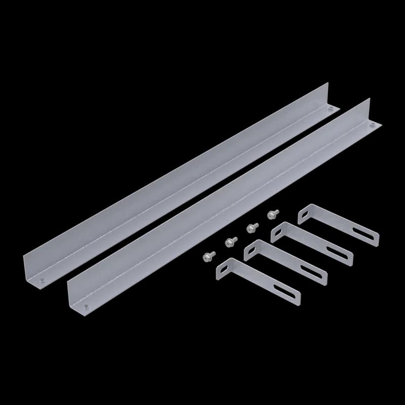 Filler Panel for Rack Angles, fits 19-in, Aluminum