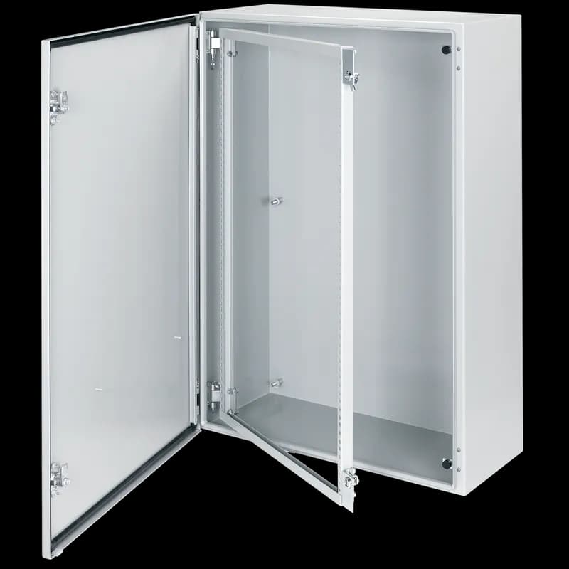 Swing-Out Rack Frame, fits 30.00x24.00 inch enclosure, Gray, Mild Steel