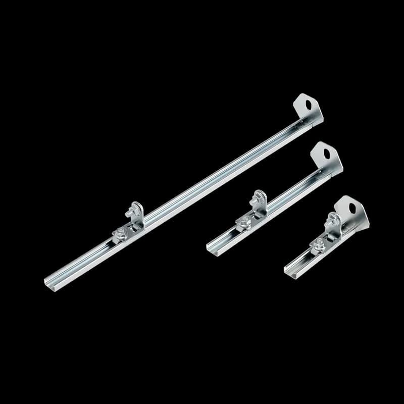 nVent CAM104 - Concept Adjustable-Depth Mounting Kits 4 Slides, fits 10.00 deep, Plated, Steel