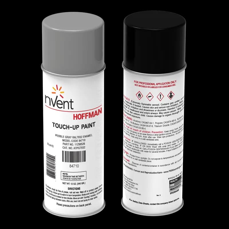 Touch-Up Paint for HOFFMAN Enclosures and Panels, High Solids Gray