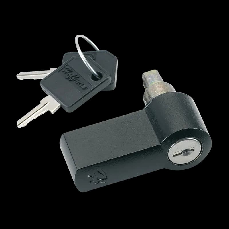 Handle Concept Keylock Type 4, 2.50x1.02x1.52, Black, Mild Steel