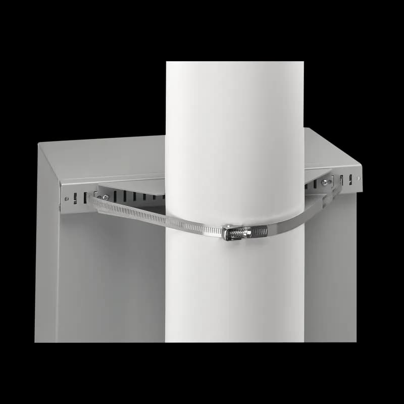 nVent CPMK12 - Concept Pole-Mount Kit, fits Enclosure Width=12.00, Gray, Mild Steel