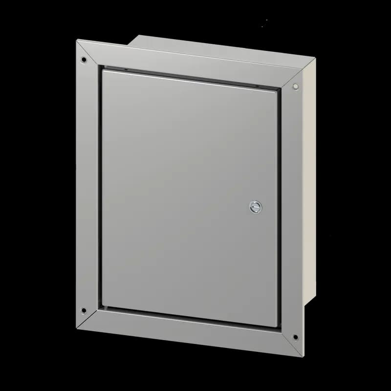Concept Flush-Mounted Enclosures, 20.00x20.00x6.00, Gray, Steel