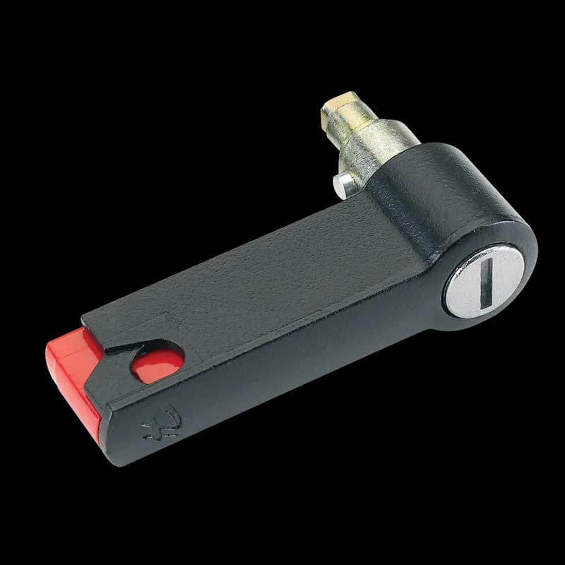 Handle Concept Padlock Type 3, 4, 4X, 12, 3.54x1.00x1.57, Black, Mild Steel