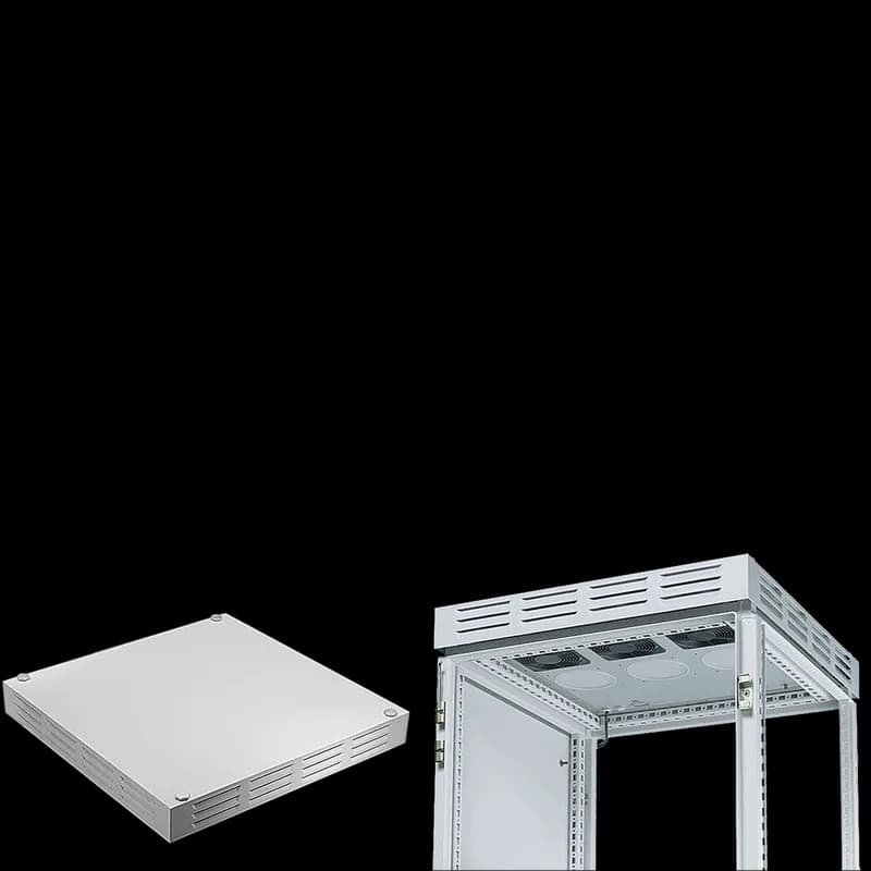 ProLine Vented Top with Fan Tray, fits 800x600mm, Light Gray, EMC, 230V