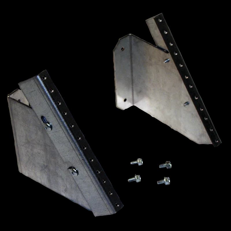 Patch Panel Rack Angles 4RU D-Box, Galvanized, Steel