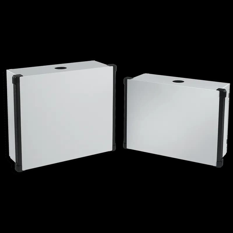 nVent CP323512 - Concept HMI Enclosure Black Handle Type 4, 320x350x120mm, Light Gray, Mild Steel