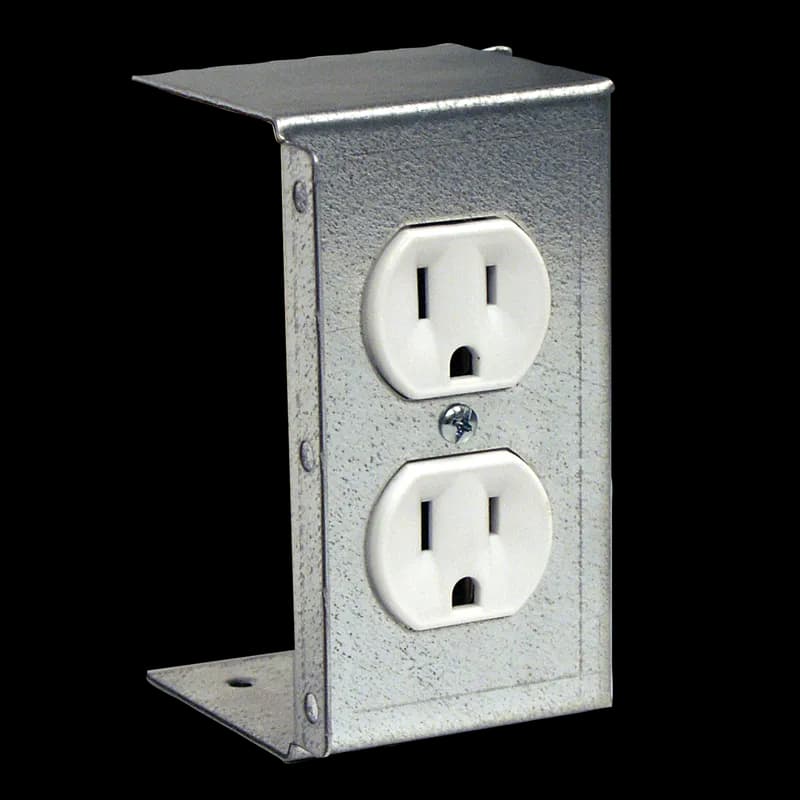 nVent DBDXK - Duplex Outlet Kit, Galvanized, Steel