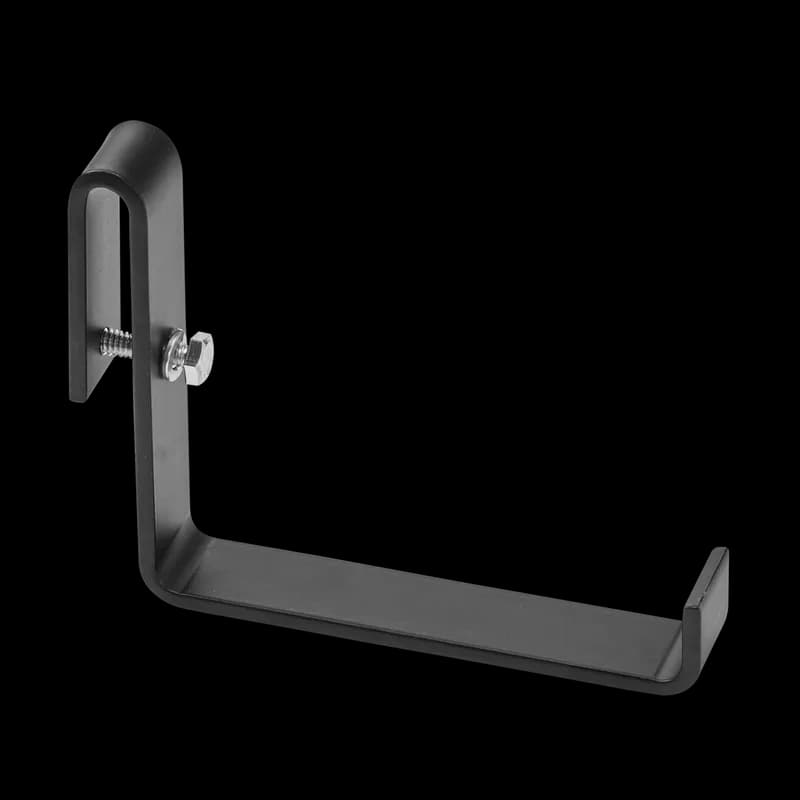 L-Bracket Kit, Black, Steel
