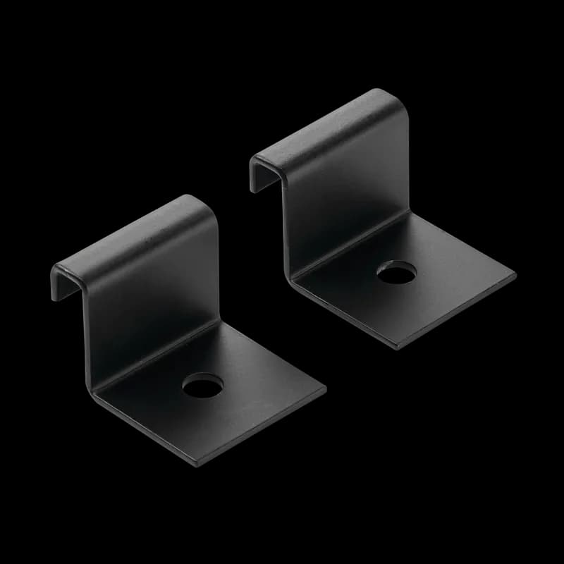 Vertical Wall Bracket, Gray, Steel