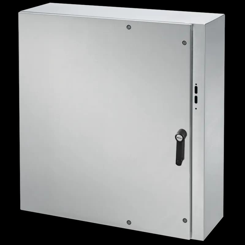 Concept Wallmount Disconnect 1/4-Turn Latch Type 4X, 36x32x8, Brushed, SS316