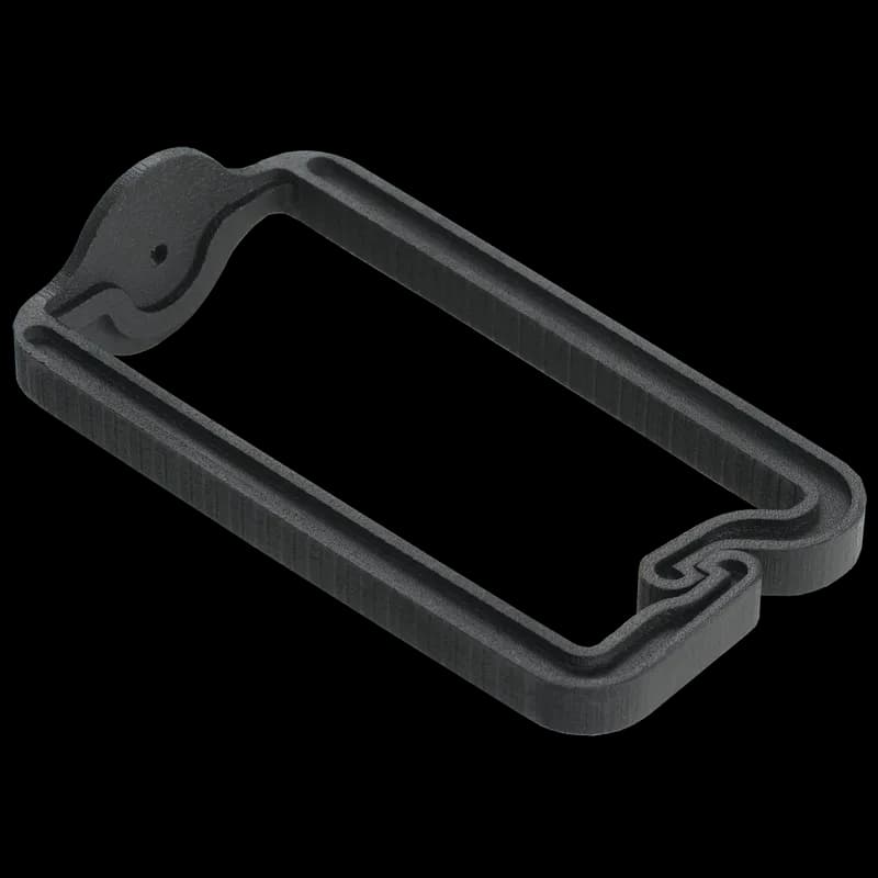D-Ring Cable Managers, 3.00x5.33, Black, Plastic