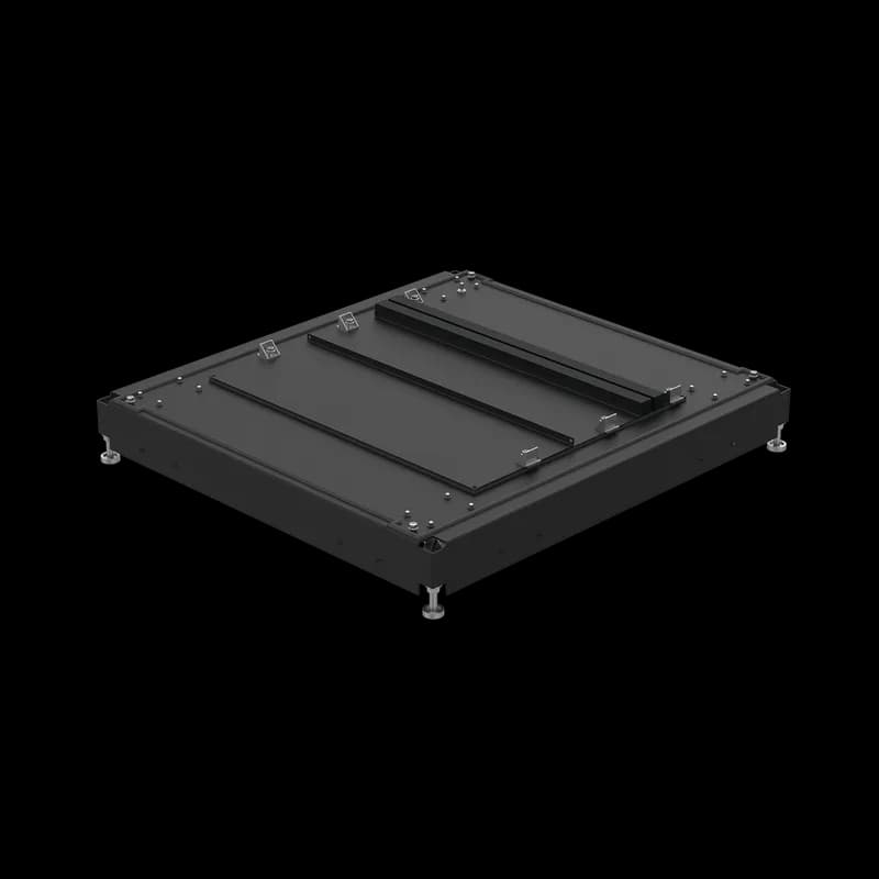 nVent PBMG78B - ProLine V/D Server Cabinet Mobile Base, 700x800mm, Black, Steel