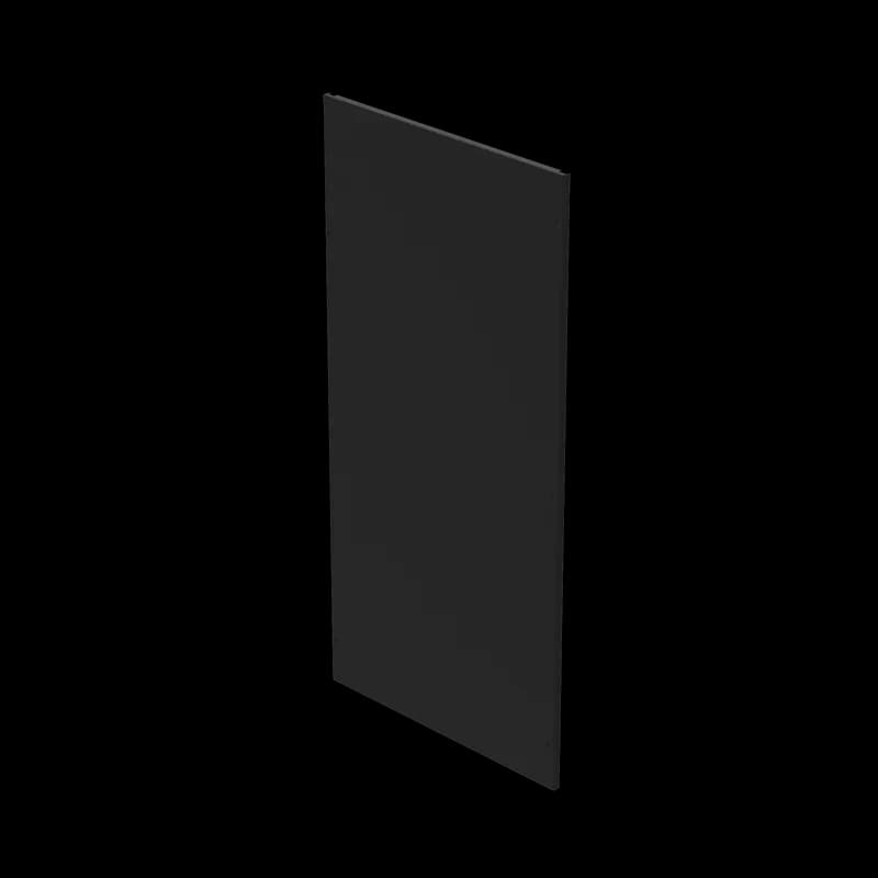 ProLine V/D Server Cabinet Solid Type 12, fits 2000x1000mm, Black, Steel
