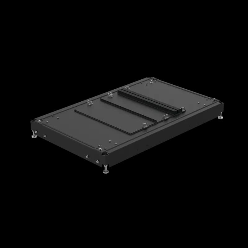 ProLine V/D Server Cabinet Mobile Base, 600x1000mm, Black, Steel