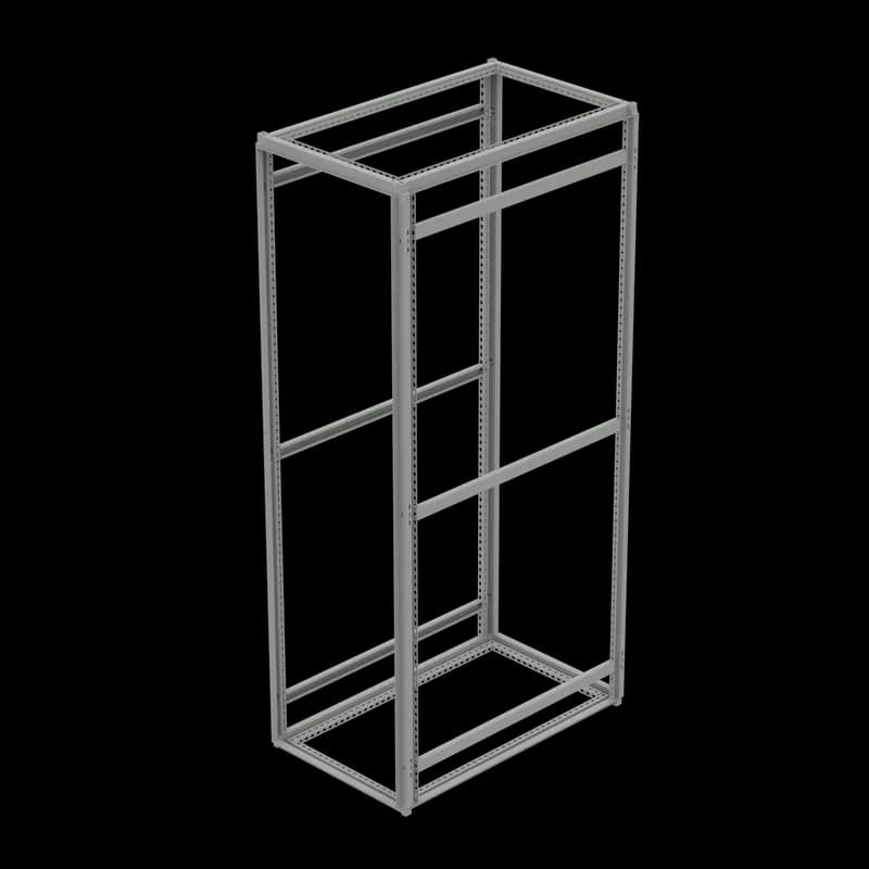 ProLine V/D Server Cabinet Frame, 2000x600x1000mm, Gray, Steel