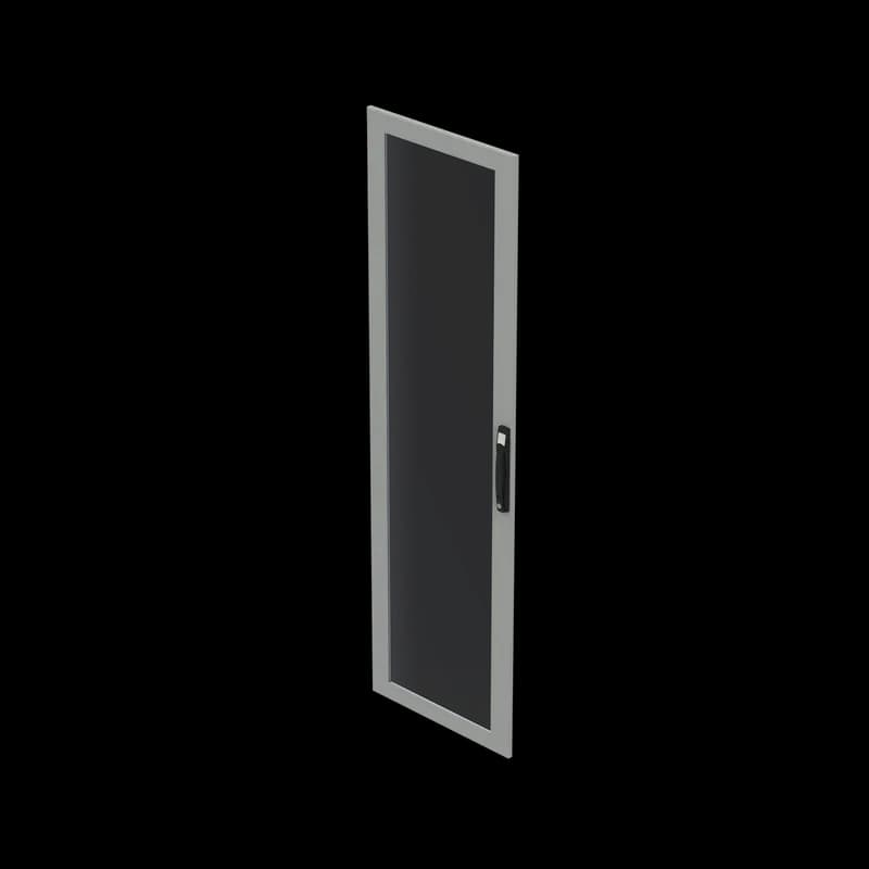 ProLine V/D Server Cabinet Door Window, fits 2000x600mm, Gray, Steel