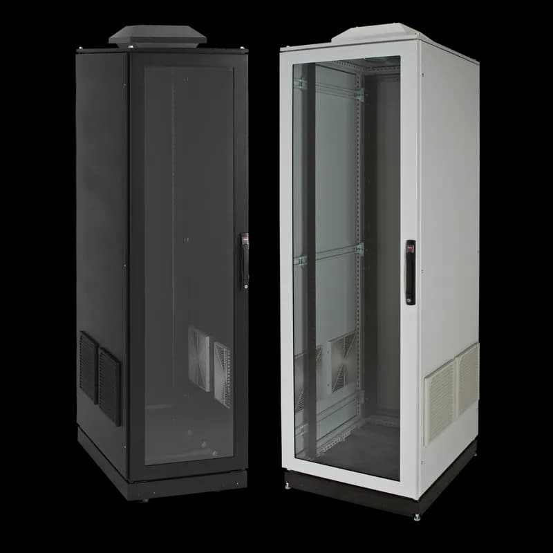 nVent PSC20610GFP - ProLine V/D Server Cabinet Fan/Filter Type 1, 2000x600x1000mm, Gray, Steel