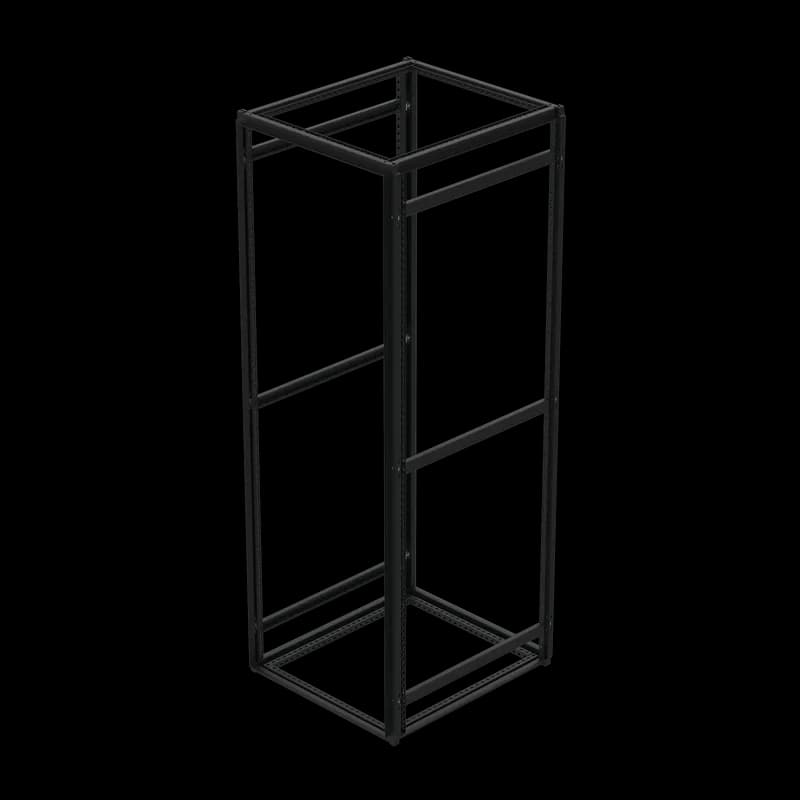 ProLine V/D Server Cabinet Frame, 2000x700x800mm, Black, Steel