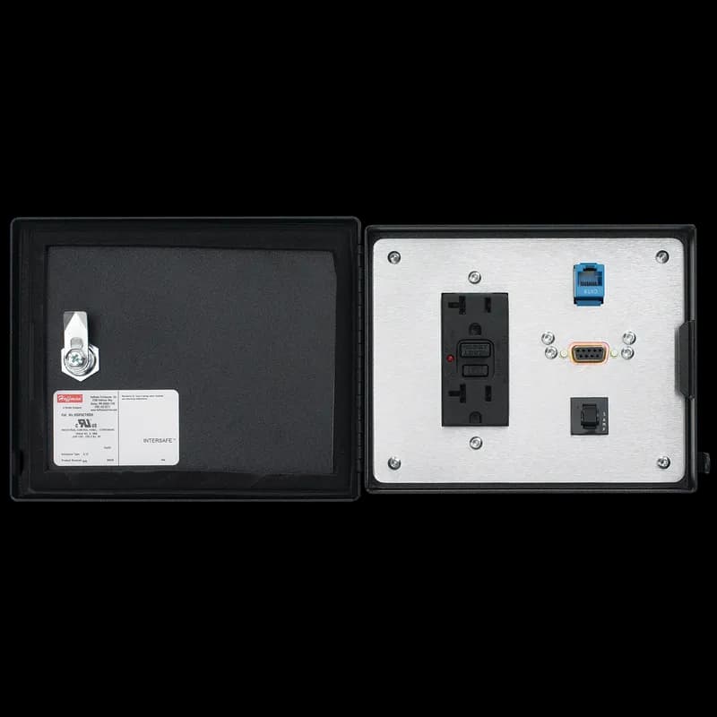 nVent HGF5ETHDH - InterSafe Data Interface Port for DH+, ModBus Plus, Ethernet, GFCI, Steel