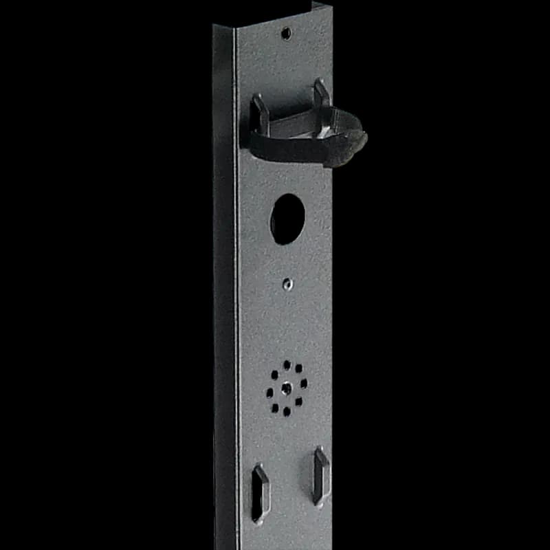 Vertical Tie-Down Cable Manager, fits 2000mm, Black, Steel