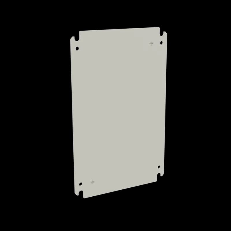 nVent ATEX74P55 - ZonEx ATEX Back Panel, fits 740x550mm, White, Mild Steel