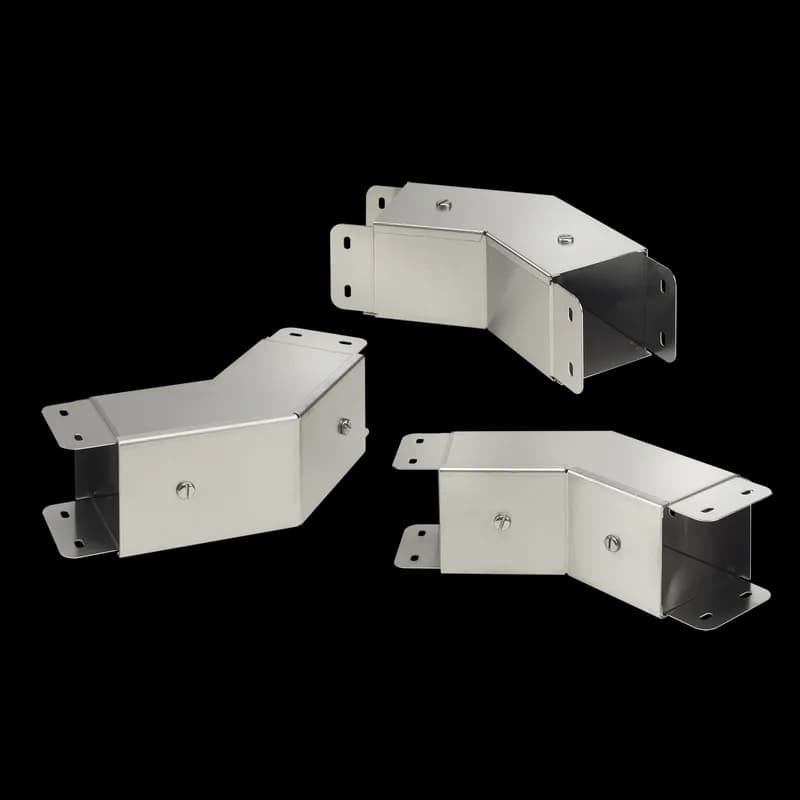 45-Deg Elbow Top Cover Slope Inward CleanTray, 4.00x6.00, Brushed, SS304