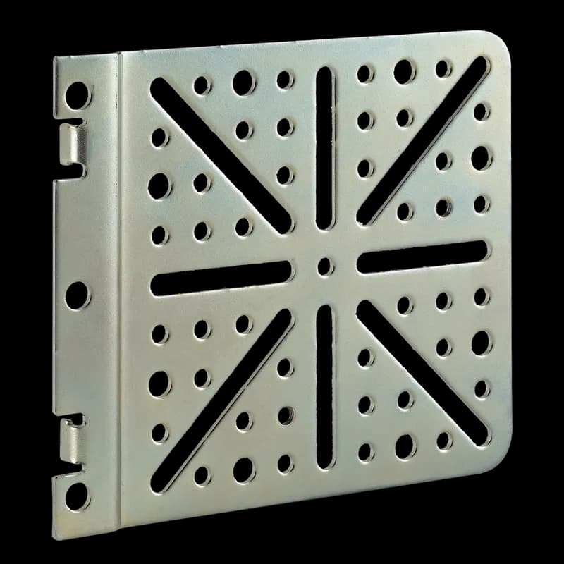 Universal Power Strip Bracket, Plated, Steel