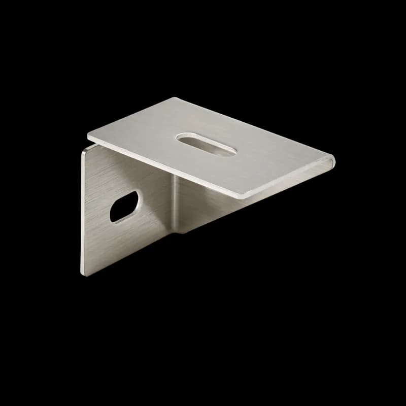 Wall Bracket CleanTray, 4.00x4.00, Brushed, SS304
