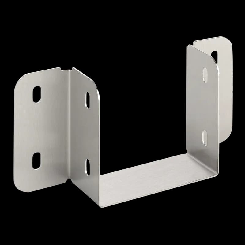 Side Coupling CleanTray, 4.00x4.00, Brushed, SS304