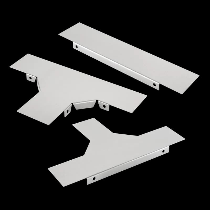 nVent CT44DTICSS - Divider CleanTray 90-Degree Tee, 4.00x4.00, Brushed, SS304
