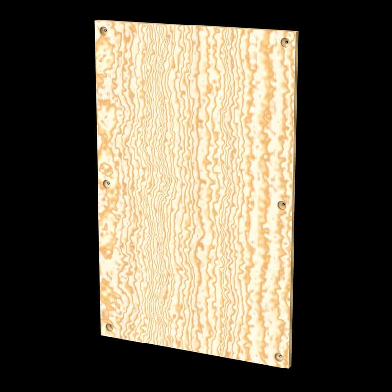 nVent E90P60W - ComLine Wood Panel, fits 900x600mm, Sanded, Wood