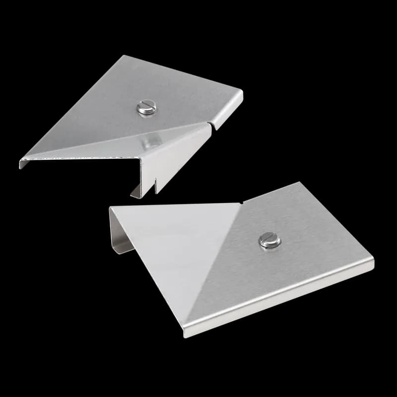 Transition Cover Sloped to Flat Right Hand CleanTray, 4.00x4.00, Brushed, SS304