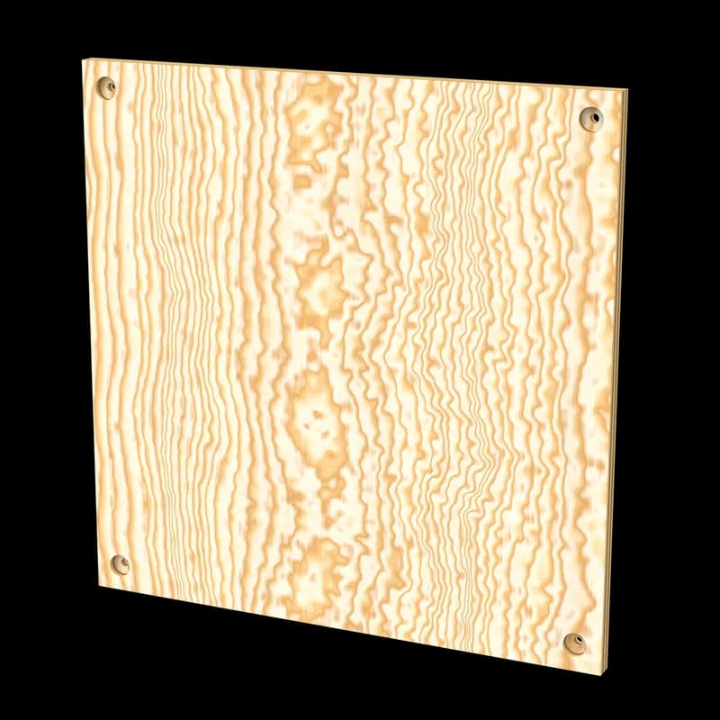 ComLine Wood Panel, fits 600x600mm, Sanded, Wood