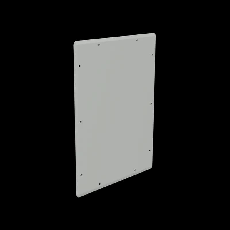 nVent EGPS1 - ComLine OSP Gland Plate Solid Small, 506x381mm, Gray, Aluminum