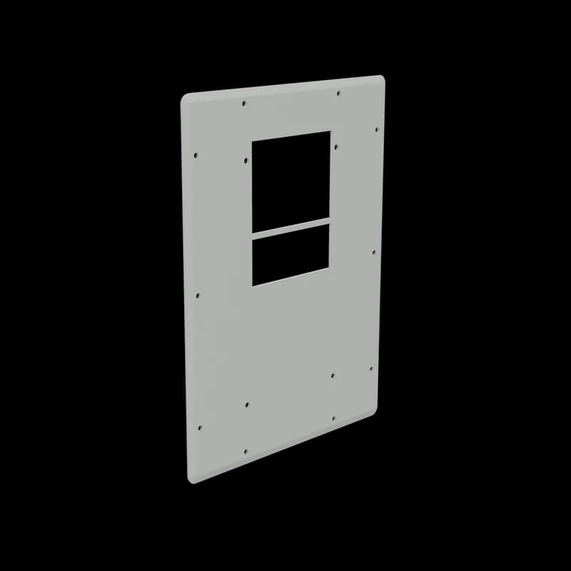 nVent EGPACT15 - ComLine OSP Gland Plate AC T15, 506x381mm, Gray, Aluminum
