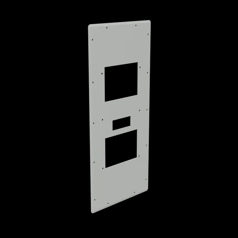 nVent EGPACT20 - ComLine OSP Gland Plate AC T20, 838x381mm, Gray, Aluminum
