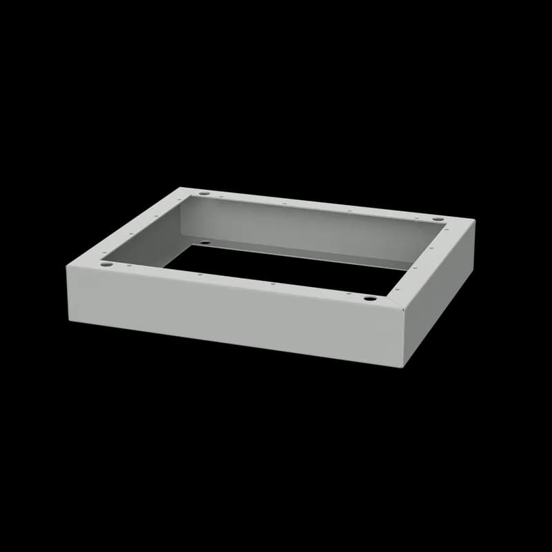 Plinth Base, 700x600mm, Gray, Aluminum