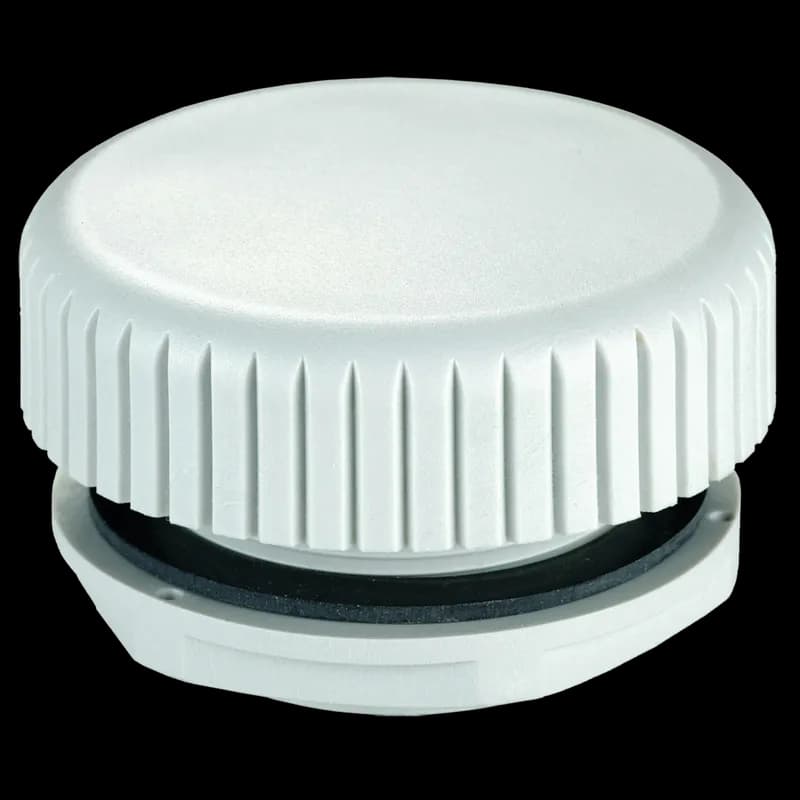Pressure Compensation, 2.36x2.36x1.46, Lt Gray, Plastic