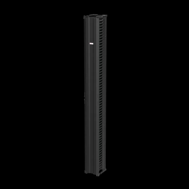 nVent DV10S9 - CableTek Vertical Cable Manager Single, 10.00x108.00, Black, Aluminum