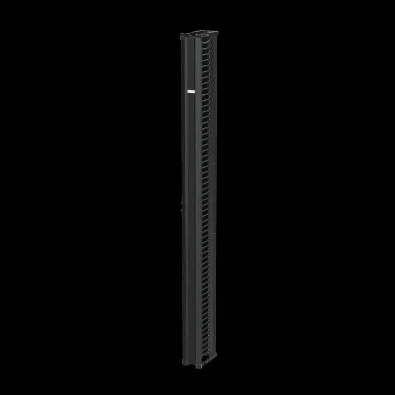 nVent DV6S9 - CableTek Vertical Cable Manager Single, 6.00x108.00, Black, Aluminum