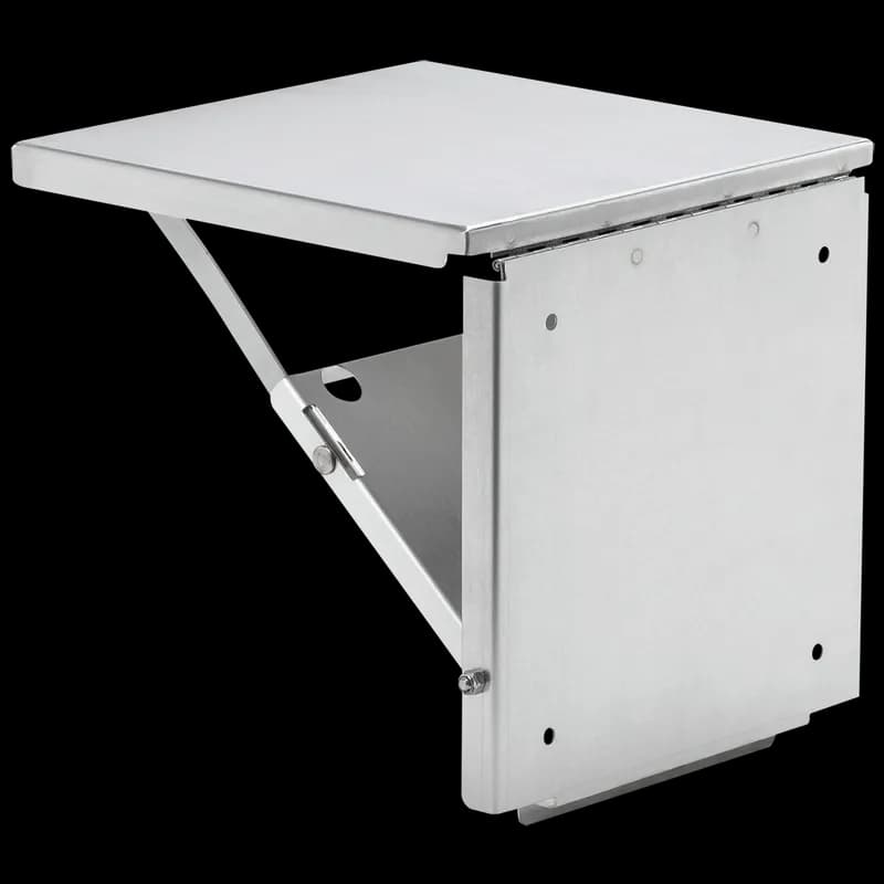 Folding Shelf, Type 4X, 12.00x12.00, Brushed, Stainless Steel 304