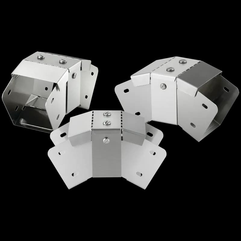 Variable-Angle Elbow Fitting CleanTray, 2.00x2.00, Brushed, SS304