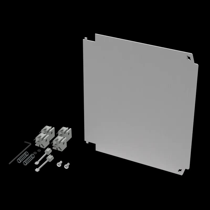 nVent A108PSWPNL - PolyPro Swing-Out Panel Adjustable, 8.75x6.88, Anodized, Aluminum