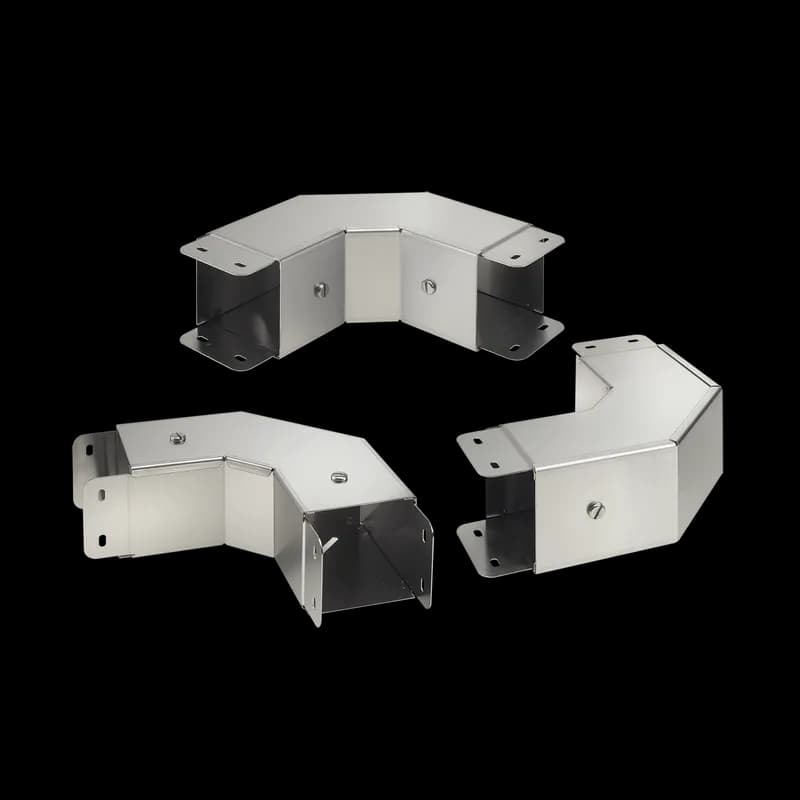90-Degree Elbow CleanTray Top Cover without Tabs, 2.00x2.00, Brushed, SS304