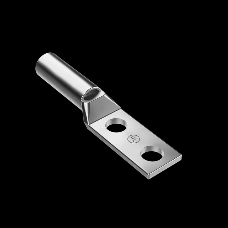 Compression Lugs 1.00 Hole-to-Hole C/C, Fits #4/0 Cable, Purple, Copper