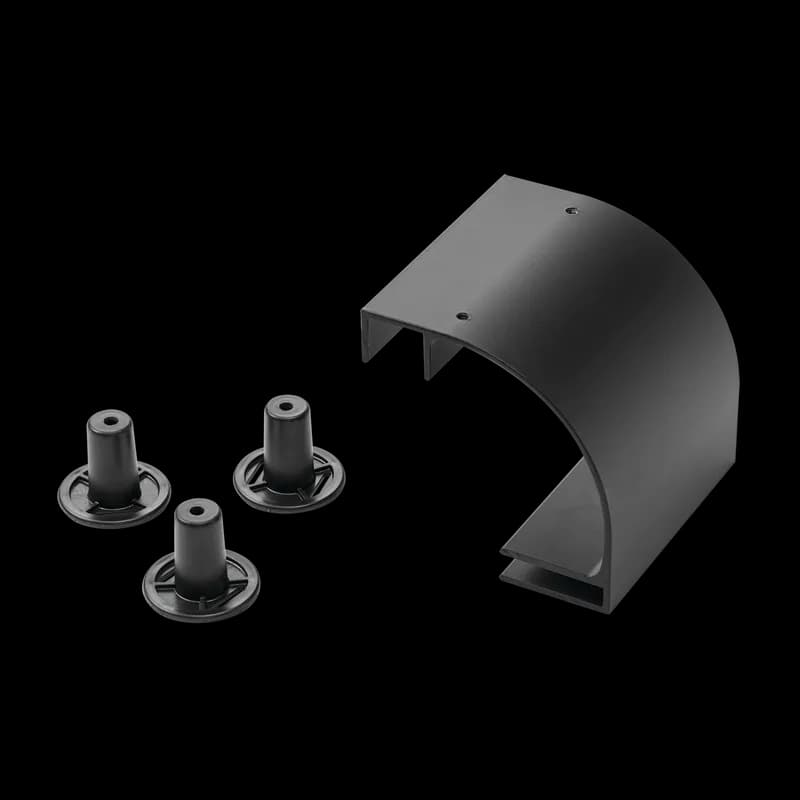 Radius Drop Kit, fits 24.00, Black, Aluminum